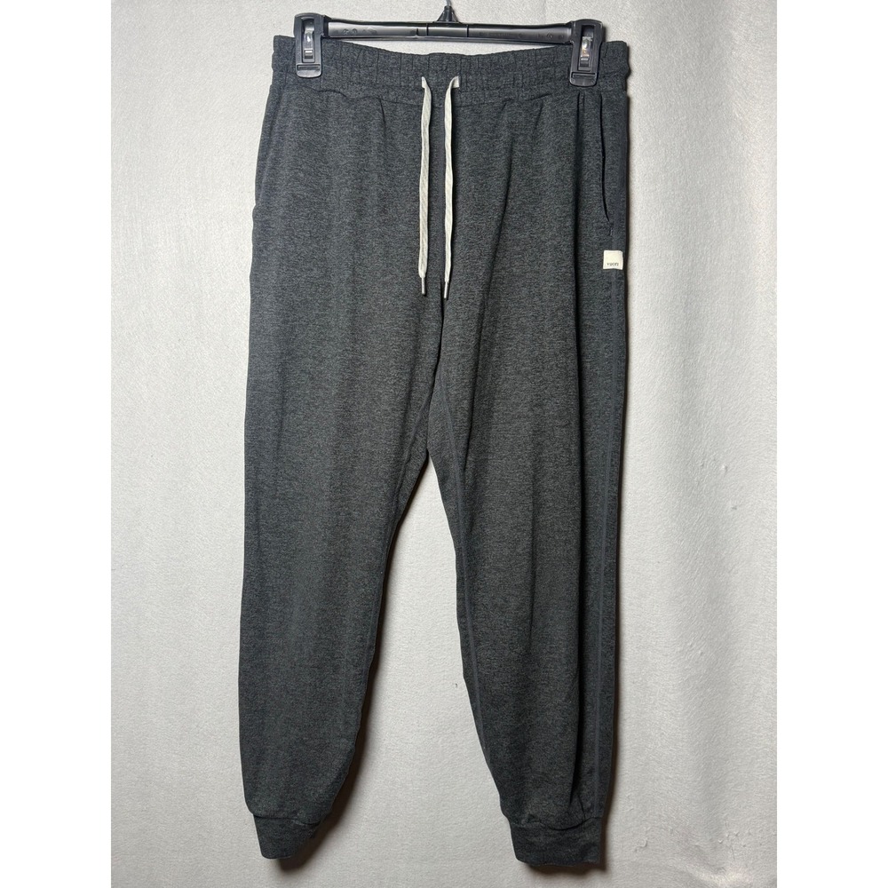 Vuori Performance Joggers Charcoal Heather Gray Tapered Sweatpants Women Large